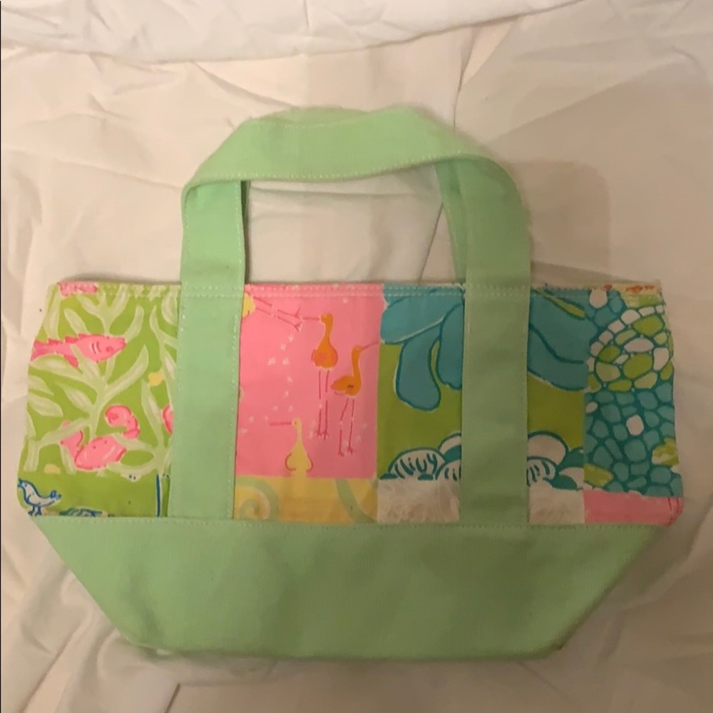 Lily Pulitzer Zippered Top Handbag - image 1